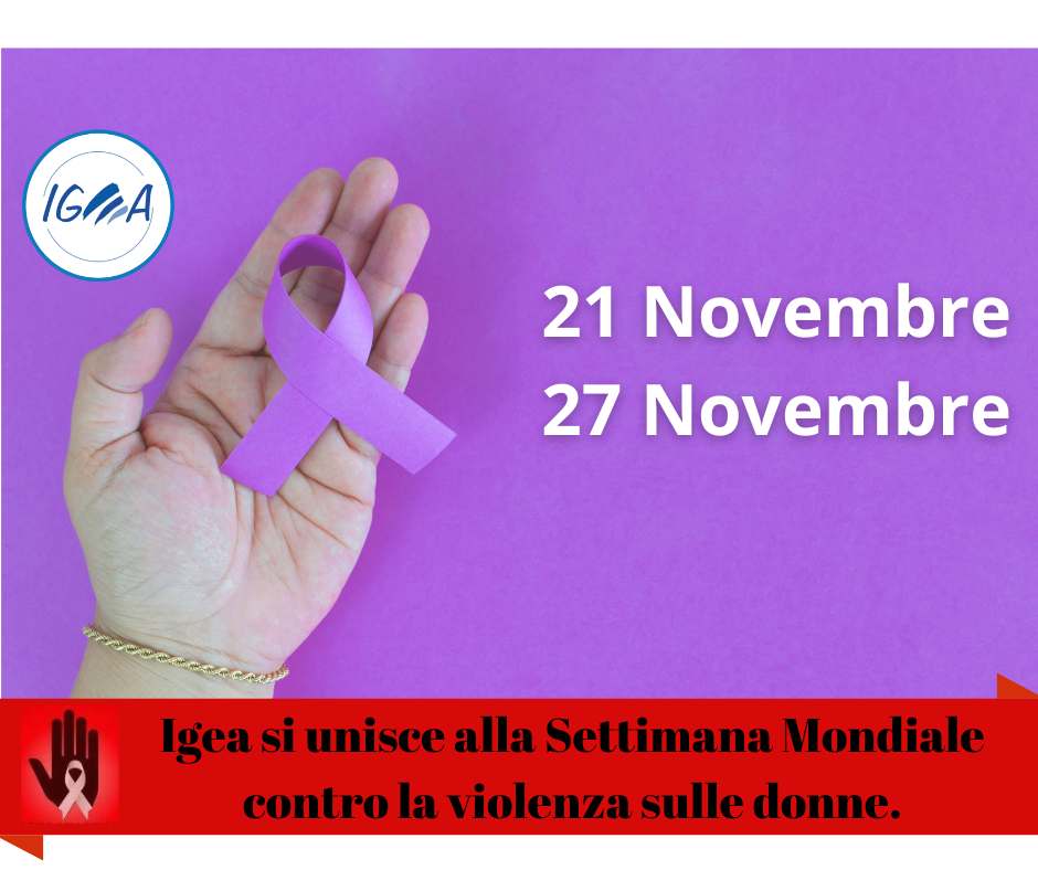 21-27 Novembre: Settimana dedicata alla Giornata Internazionale per l’eliminazione della violenza contro le donne