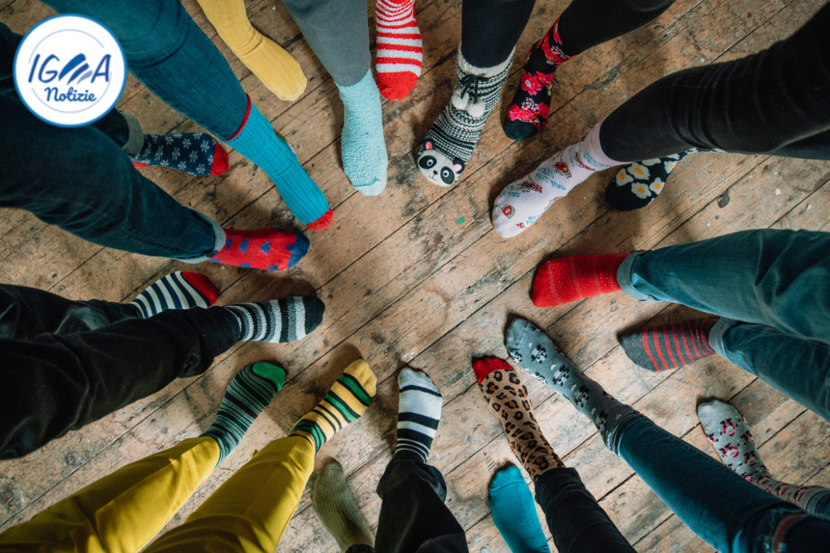Giornata dei calzini spaiati: il primo venerdì di febbraio promuoviamo la diversità