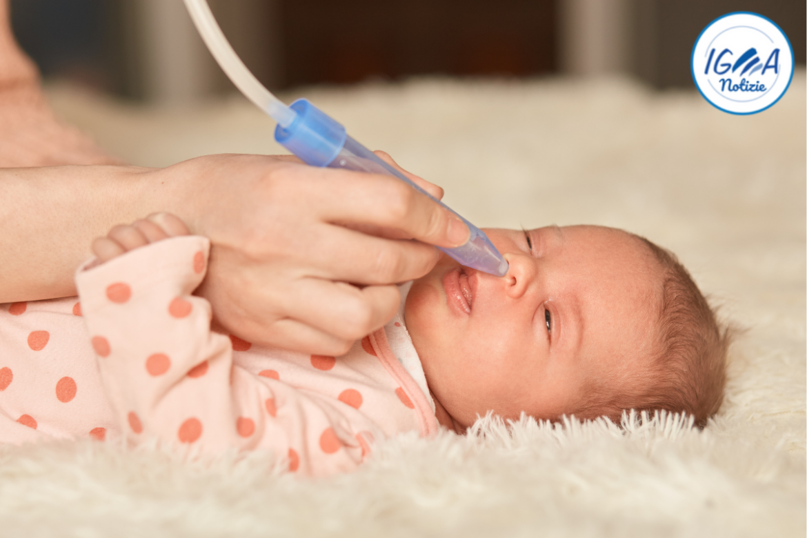Mantenere il naso dei bambini pulito e sano con l’aspiratore nasale