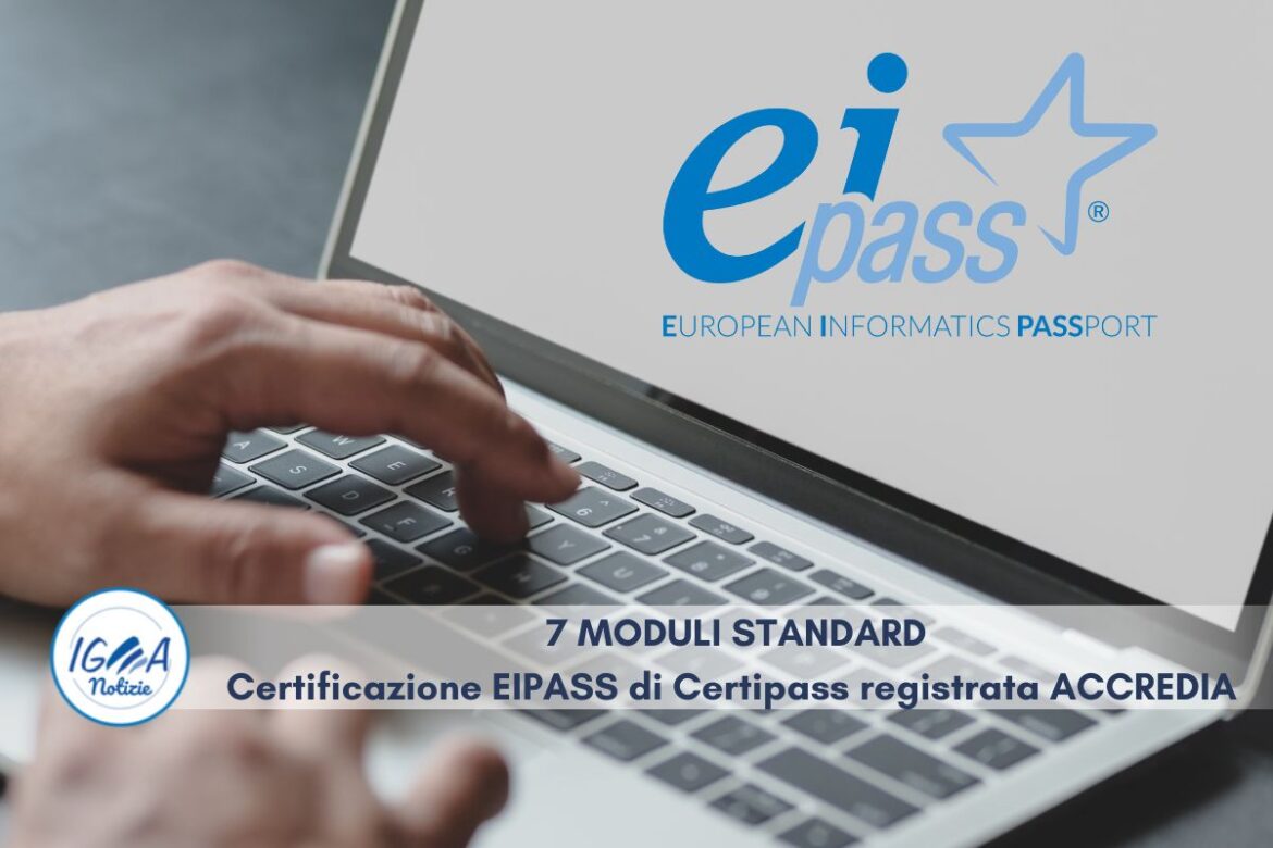 Eipass 7 Moduli Standard: è il corso di Alfabetizzazione Digitale per il personale ATA erogato da Certipass e registrato presso ACCREDIA